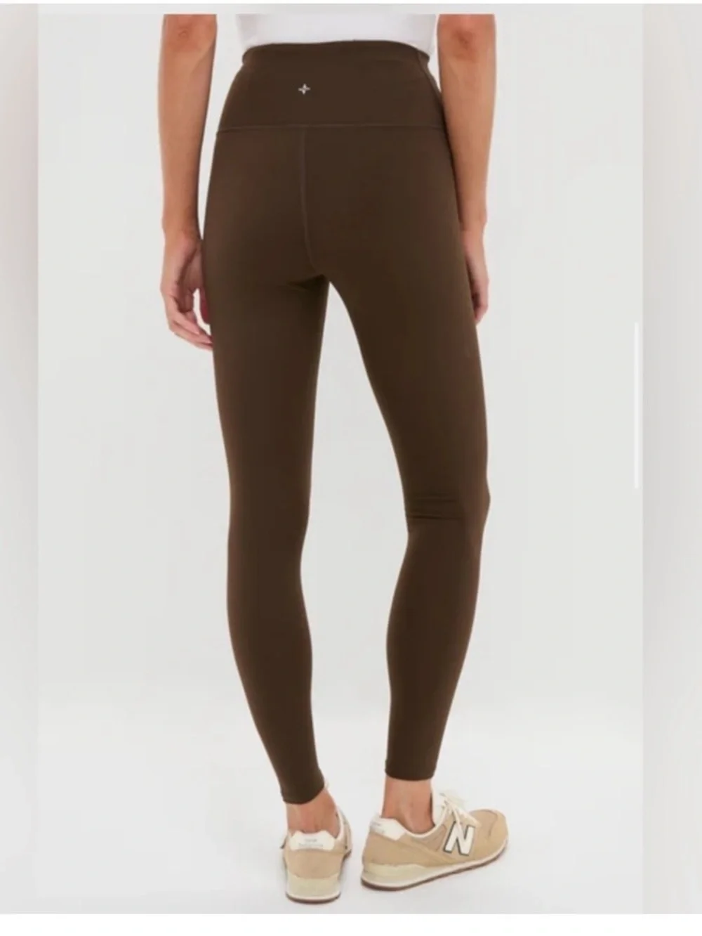 TNUCK SPORT Chocolate Brown High Rise Compression Spandex MacKenzie Legging Sz S